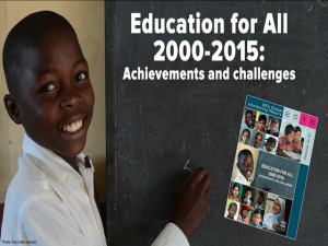 Education for All 2000-2015, global education magazine